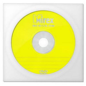 Диск DVD-R Mirex 4.7 Gb, 16x, Бум.конверт (1), (1/600), фото 