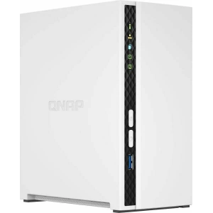 Сетевое хранилище SMB QNAP TS-233 NAS 2 HDD trays. ARM 4-core Cortex-A55 2.0GHz, ram 2 GB (max), 1x1GbE, 2xUSB 2.0 port,1xUSB 3.2 Gen 1, фото 