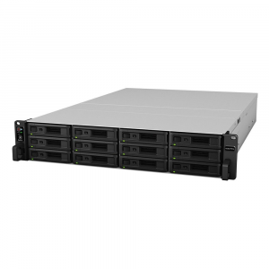 Сетевое хранилище Synology (Rack2U) 6C2,2Ghz/8Gb(64)/RAID0,1,10,5,6/up to12HP HDDs SATA(3,5'or2,5')up to 36 with 2xRX1217(RP)/2xUSB/4xGE/2xPCIe/iSCSI/2xIPcam(up to 75)/2xRPS/no rail/5YW repl RS3617RPxs, фото 