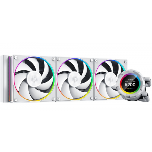 Система водяного охлаждения ID-Cooling SL360 Soc-AM5/AM4/1151/1200/2066/1700 4-pin 14-30dB Al+Cu 350W LED Ret, фото 