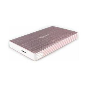 Внешний корпус 2.5 Gembird EE2-U3S-65, розовое золото, USB 3.0, SATA, алюминий, фото 