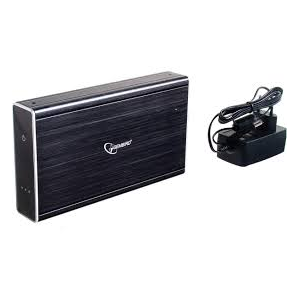 Внешний корпус 3.5 Gembird EE3-U3S-80, чёрный, USB 3.0, SATA, HDD/SSD, алюминий, сенсорная кнопка, блок питания, фото 