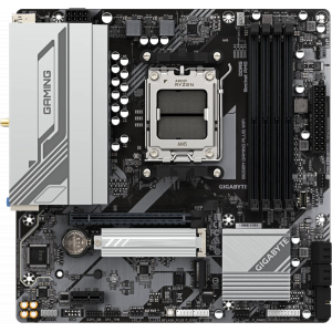 Материнская плата Gigabyte B650M GAMING PLUS WF SocketAM5 AMD B650 4xDDR5 mATX AC`97 8ch(7.1) 2.5Gg RAID+HDMI+DP, фото 