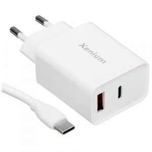 Сетевое зар./устр. Xenium X252 25W 3A (PD+QC) (CCX252CW/00), фото 