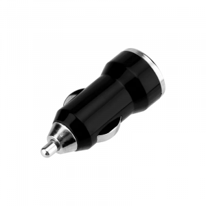 Автомобильное зарядное устройство с двумя портами (USB-C PD + USB-C PD) со световой индикацией, 40Вт, черное REXANT, фото 