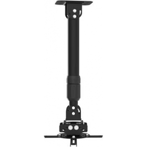 Кронштейн для проектора Cactus CS-VM-PR16L-BK черный макс.13.6кг потолочный поворот и наклон, фото 