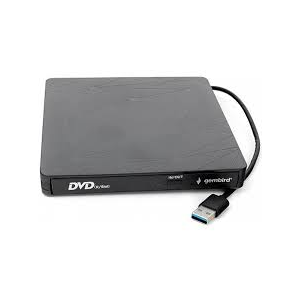 Оптический привод внешний с интерфейсом USB Gembird DVD-USB-03 пластик, черный, фото 