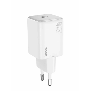 Сетевое зарядное устройство Hoco N41 Almighty White 20W 3A (PD+QC+AFC) универсальное белый, фото 