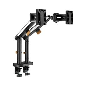 Кронштейн для мониторов Ultramounts UM727B черный 17-32 макс.9кг крепление к столешнице поворот и наклон, фото 