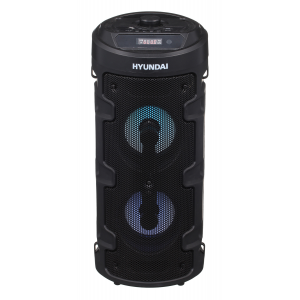Минисистема Hyundai H-MC160 черный 50Вт/FM/USB/BT/SD/MMC, фото 