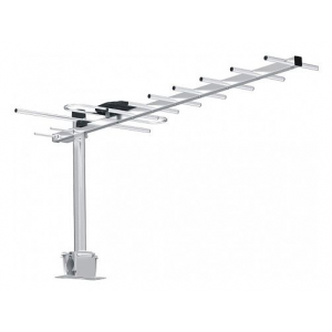 Антенна телевизионная Hyundai H-TAE140 11дБ пассивная серебристый, фото 