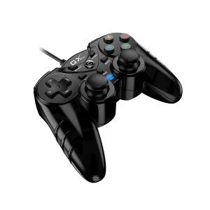 Геймпад Genius GX-17UV, (PC, PlayStation 3), two vibration motors, 2 joysticks, cable: 1.8 m, color: black, фото 