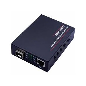 Медиаконвертер FiberTrade FT-MC-SFP из 10/100/1000 BASE-T (RJ45) в 100/1000Base-FX (SFP), фото 