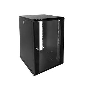 Шкаф телекоммуникационный настенный разборный ЭКОНОМ 12U (600 × 520) дверь стекло, фото 
