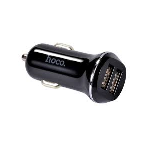 Автомобильная зарядка HOCO Z1 2xUSB, 2.1A, 11W, черный, фото 