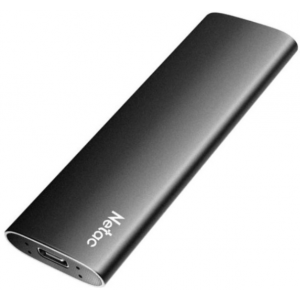Внешний SSD накопитель Netac 1.0Tb Z SLIM  (USB3.2, up to 520/480MBs, 100х29.5х9mm, Black), фото 