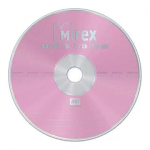 Диск DVD-RW Mirex 4.7 Gb, 4x, Cake Box (10), (10/300), фото 