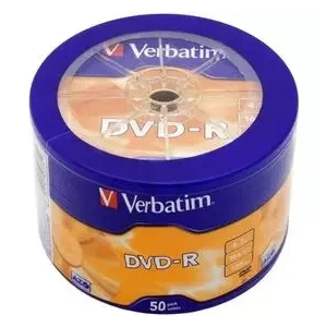 DVD-R VERBATIM 4,7Gb 16x Wagon Wheel 50 pcs, фото 