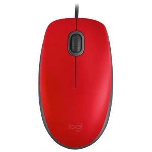 Мышь Logitech Mouse M110 Silent USB Red Ret, фото 