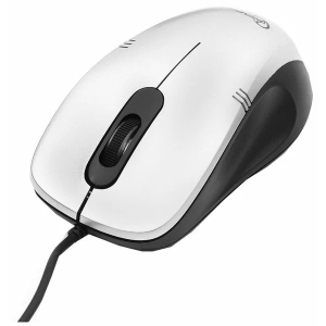 Проводная: Gembird MOP-100-S, USB, Серебристый, 2 кнопки+колесо кнопка, 1000 DPI, кабель 1.45м, фото 