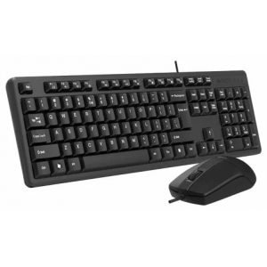 Клавиатура + мышь A4Tech KK-3330S клав:черный мышь:черный USB, фото 