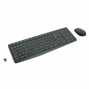 Беспроводной: Logitech Wireless Desktop MK235 Grey Retail, фото 
