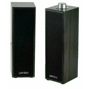 Perfeo колонки "PHAROS" 2.0, мощность 2х3 Вт (RMS), чёрн, USB (PF-2080), фото 