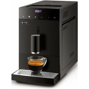 Кофемашина автоматическая Vitek Metropolis VT-8700 черный, зерновой кофе, 1.2 л, 1350 Вт, 20 Бар, фото 
