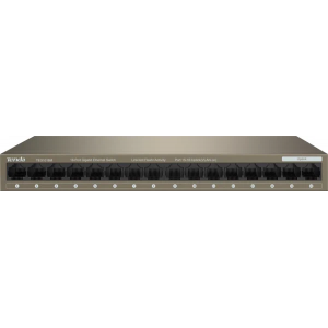 Коммутатор Tenda TEG1016M неуправляемый 16-портовый Gigabit Ethernet, фото 