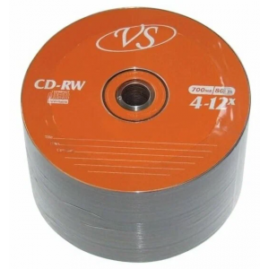 CD-RW VS 80 4-12x Bulk/50, фото 