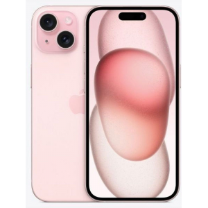 Смартфон Apple A3090 iPhone 15 128Gb розовый моноблок 3G 4G 1Sim 6.1 1179x2556 iOS 17 48Mpix 802.11 a/b/g/n/ac/ax NFC GPS GSM900/1800 TouchSc Protect, фото 