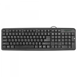 Проводная: Клавиатура Defender HB-420, USB, кабель 1.5м, черная, фото 
