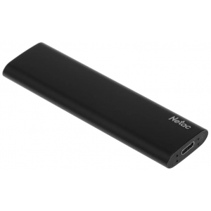 Внешний SSD накопитель Netac 128Gb Z SLIM  (USB3.2, up to 520/480MBs, 100х29.5х9mm, Black), фото 