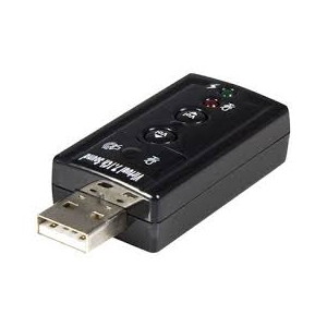 Sound Card: USB TRUA71 (C-Media CM108) 2.0 channel out 44-48KHz volume control (7.1 virtual) retail, фото 