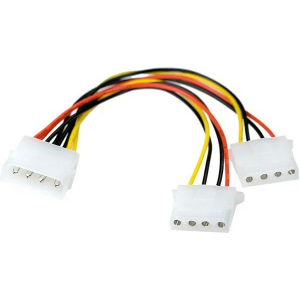 Разветвитель питания IDE-устройств Molex (IDE)  в 2*Molex (IDE), 15см Exegate, фото 