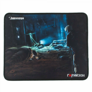 Коврик для мыши Гарнизон GMP-115, игровой, дизайн - игра Survarium, ткань/резина, размеры 200 x 250, фото 