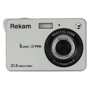Фотоаппарат Rekam iLook S990i серебристый 21Mpix 2.7 720p SDHC/MMC CMOS IS el/Li-Ion, фото 