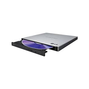 Оптический привод LG DVD-RW ext. Silver Slim Ret USB2.0 (3.0 compatible), фото 