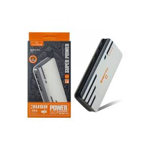 Аккумулятор внешний резервный PADCOO 20000mAh=2400mAh (серый), фото 