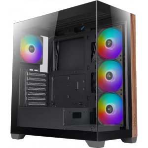 Корпус Azza Neptune черный без БП ATX 5x120mm 2x140mm 2xUSB2.0 1xUSB3.0 audio bott PSU, фото 