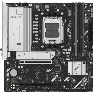Материнская плата Asus PRIME B850M-A WIFI SocketAM5 AMD B850 4xDDR5 mATX AC`97 8ch(7.1) 2.5Gg RAID+VGA+HDMI+DP, фото 