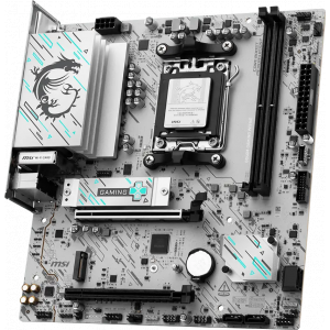 Материнская плата MSI B840M GAMING WIFI6E SocketAM5 AMD B840 2xDDR5 mATX AC`97 8ch(7.1) 2.5Gg RAID+HDMI+DP, фото 