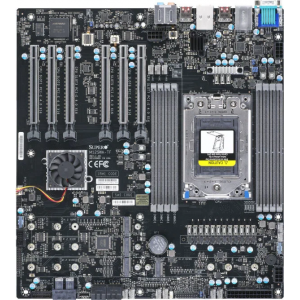 Материнская плата Supermicro MBD-M12SWA-TF-B, sWRX8, AMD WRX80, 8xDDR4, 4xSATA, 4xM.2, 2xU.2, 6xPCI-E 4.0 x16, 1x10Gb LAN, 1x1Gb LAN, 1xVGA, 5xUSB-A 3.2 Gen 2, 1xUSB-C 3.2 Gen 2x2, 7.1, E-ATX, фото 