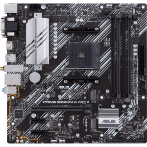 Материнская плата Asus PRIME B550M-A WIFI II Soc-AM4 AMD B550 4xDDR4 mATX AC`97 8ch(7.1) GbLAN RAID+VGA+DVI+HDMI, фото 