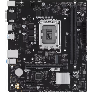 Материнская плата Asus PRIME H610M-R-SI Soc-1700 Intel H610 2xDDR5 mATX AC`97 8ch(7.1) GbLAN+VGA+HDMI+DP White Box, фото 