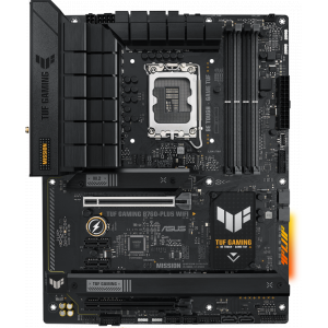 Материнская плата ASUS TUF GAMING B760-PLUS WIFI D4, LGA 1700, Intel B760, 4xDDR4, 4xSATA, 3xM.2, 1xPCI-E 5.0 x16, 1xPCI-E 3.0 x4, 1xUSB-A 3.2 Gen 2, 3xUSB-A 3.2 Gen 1, 1xUSB-C 3.2 Gen 2x2, 1x2.5Gb LAN, 5x3.5 мм, 7.1, Wi-Fi 6, Bluetooth 5.2, Standard-ATX, фото 