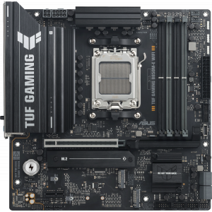 Материнская плата Asus TUF GAMING B850M-E WIFI SocketAM5 AMD B850 4xDDR5 mATX AC`97 8ch(7.1) 2.5Gg RAID+HDMI+DP, фото 