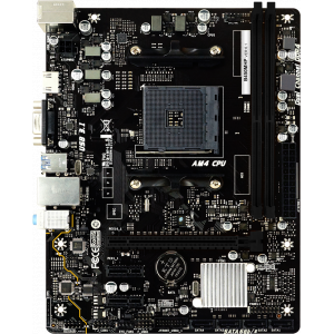 Материнская плата Biostar B450MHP Soc-AM4 AMD B450 2xDDR4 mATX AC`97 8ch(7.1) GbLAN RAID+VGA+HDMI, фото 