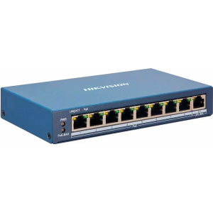 Коммутатор Hikvision DS-3E1309P-EI 8x100Mb 1G 8PoE+ 110W управляемый, фото 