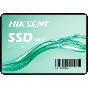 Твердотельный накопитель SSD HIKSEMI HS-SSD-WAVE(S) 1024G 2.5" 1.0Tb (SATA3, up to 550/470MBs, 3D NAND, 340TBW), фото 